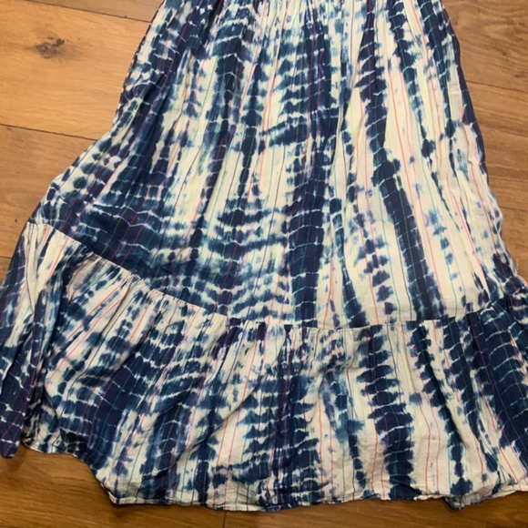 Cat & Jack Tie Dye Dress with Stripes Size XL (14/16) - Picture 3 of 7